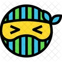 Squinting Ninja Mask Icon