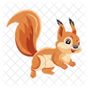 Squirrel Icons Ground Squirrel Cute Squirrel Icon