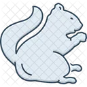 Squirrel Chipmunk Tail Icon
