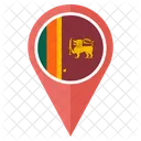 Sri Lanka Drapeau Icône