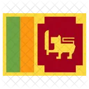 Sri Lanka Country National Icon