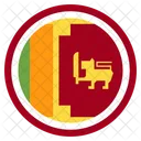 Sri Lanka Country National Icon