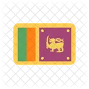 Sri Lanka Flag Country Icon