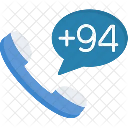 Sri Lanka Dial Code  Icon