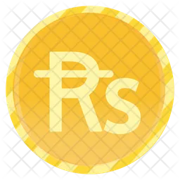 Sri Lanka Rupee Coin  Icon