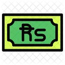 스리랑카 루피 지폐 국가 아이콘