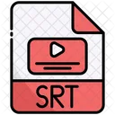 Srt File Extension File Format Icon