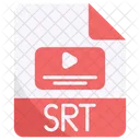 Srt File Extension File Format Icon
