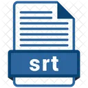 Srt File Format Icon