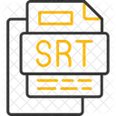 Srt File File Format File Icono