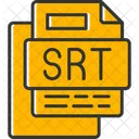 Srt File File Format File Icono