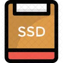 Ssd Card Solid Icon
