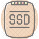 Ssd Drive Computer Hardware Computer Component Awesome Lineal Color Icon Icon