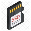 Ssd Memory Card Memory Storage Icon