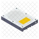 SSD Laufwerk Solid State Laufwerk Elektronische Komponente Symbol