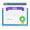 Ssl Certificate Online Certification Web Achievement Icon