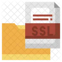 Ssl File Ssl Document Ssl Directory Icon