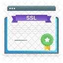 SSL Zertifikat Online Zertifizierung Web Leistung Symbol