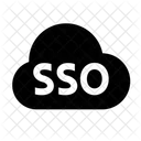 Sso Cloud Single Sign On Icon