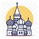 Travel Destination St Basils Cathedral Icon