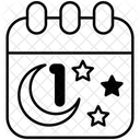 St date crescent  Icon