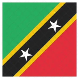 St kitts nevis Flag Icon