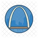 St Louis Famous Building Landmark Icon