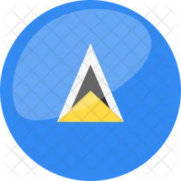 St lucia Flag Icon