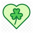 Heart Clover Love Icon