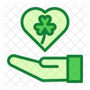 Give Heart Clover Icon