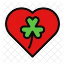 Heart Clover Love Icon