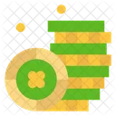 St. Patrick Münze  Symbol