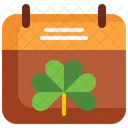 Kalender St Patricks Day Marz Icon