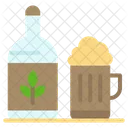 St. Patrick Bierflasche  Symbol