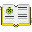 St Patricks Day Book Book Open Book Icon