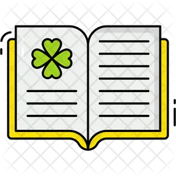 St Patricks Day Book  Icon