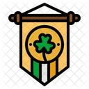 St Patricks Day Flag  Icon