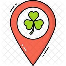 St Patricks Day Location  Icon