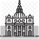 St Peter Basilica Landmark Building Icon