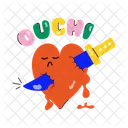 Stabbed Heart  Icon