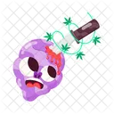 Stabbed Skull  Icon
