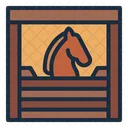 Stall Pferd Scheune Icon