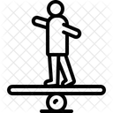 Stabil Konstant Ausgewogen Symbol