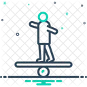 Stabil Konstant Ausgewogen Symbol