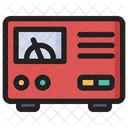 Stabilisator Spannungsstabilisator Akkumulator Symbol