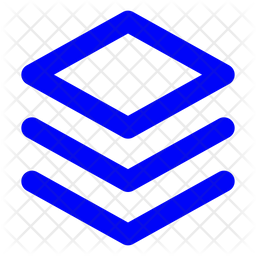 Stack Icon - Download in Line Style