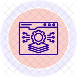 Stack developer  Icon