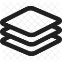 Line Stack Layers Icon