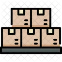 Stack of boxes  Icon