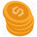 Stack Of Coins Coin Pile Gold Coins Icon